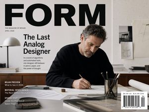 Fictional Design Magazine Cover