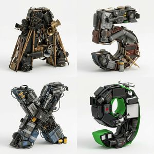 Filmmaking Eras Typographic Grid