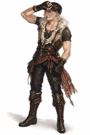 Full-Body Fantasy Adventurer Male