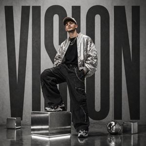 Futuristic streetwear campaign poster