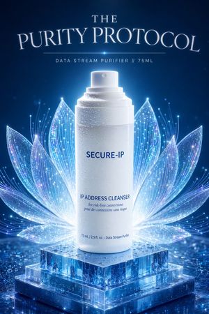 Futuristic Tech Beauty Product Poster
