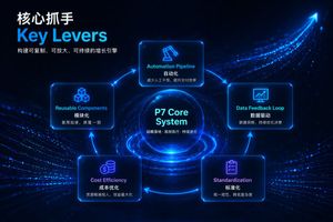 Futuristic Tech Strategy Slide