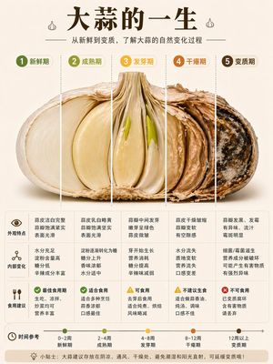 Garlic Life Cycle Infographic