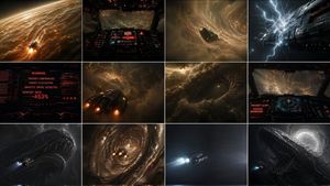 Gas Giant Descent Storyboard