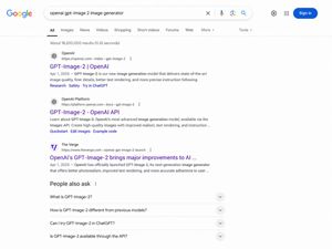 Google Search Results Mockup