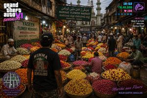 GTA 6 in Bangalore Flower Market