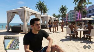 GTA-Style Beach Club Gameplay Screenshot