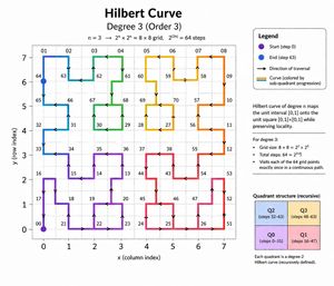 Hilbert Curve Infographic