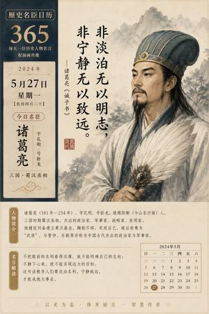 Historical figure calendar prompt