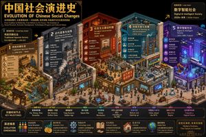 Isometric Pixel Art Evolution Museum