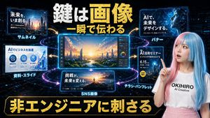 Japanese AI Creative Promo Slide