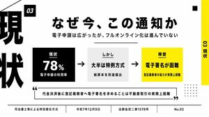 Japanese Business Slide on E-Application