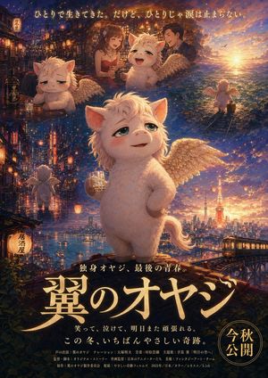 Japanese Fantasy Winged Pig Film Poster