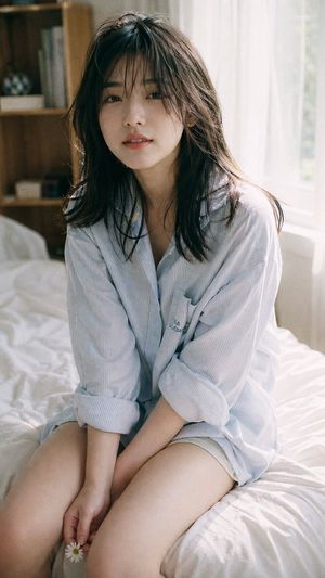 Japanese Fuji film style portrait