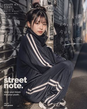 Japanese Streetwear Editorial Poster