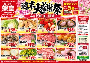 Japanese Supermarket Spring Flyer