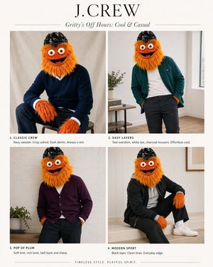 J.Crew Mascot Fashion Editorial