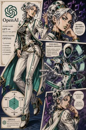 JoJo-Style OpenAI Stand Poster