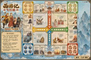 Journey to the West Flying Chess prompt