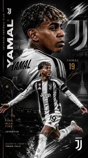 Juventus Yamal Transfer Poster