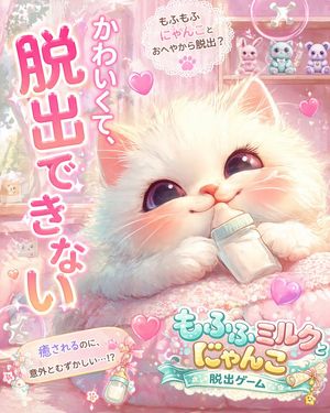 Kawaii Pink Kitten Escape Game Ad