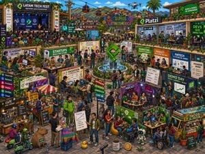 Latin American Tech Festival Poster