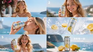 Lemon Drink Ad Storyboard