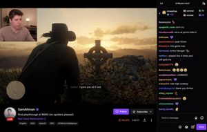 Live Stream Interface Mockup