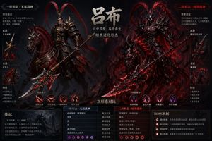Lu Bu Game Boss Dual Form Design