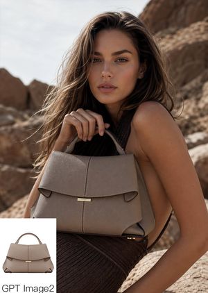 Luxury Desert Handbag Campaign