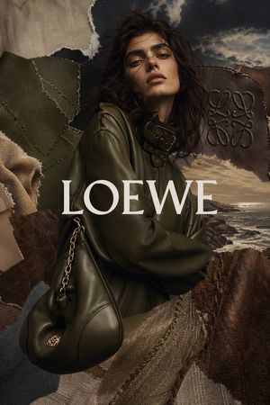 Luxury Leather Fashion Collage Ad