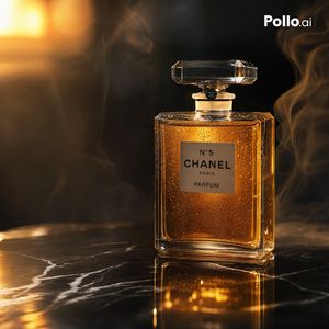 Luxury Perfume Ad Shot