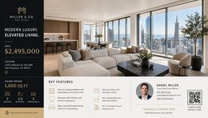 Luxury Real Estate Flyer Layout