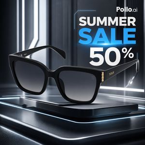 Luxury Sunglasses Summer Sale Ad