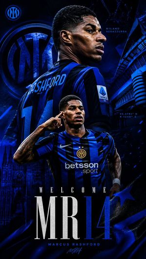 Marcus Rashford Inter Milan Wallpaper