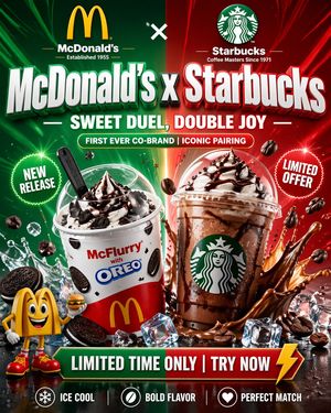 McDonald's x Starbucks Promo Poster