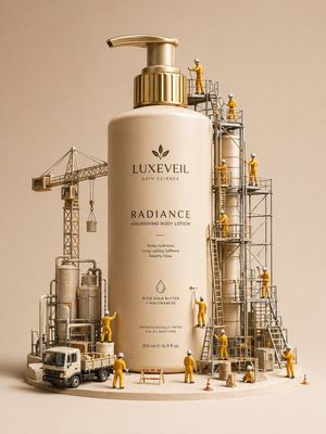 Miniature Diorama Skincare Advertisement