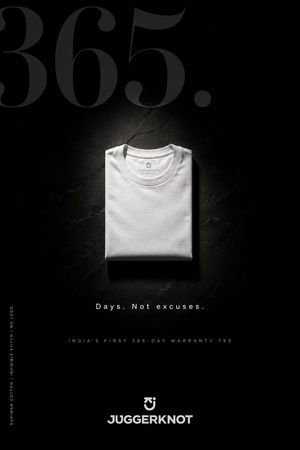 Minimal Luxury T-Shirt Ad Poster
