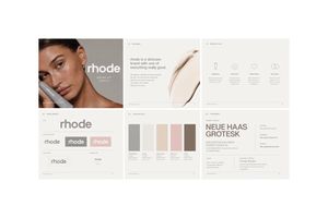 Minimal Skincare Brand Kit Board