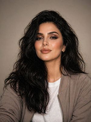 Minimal Studio Portrait in Neutral Tones