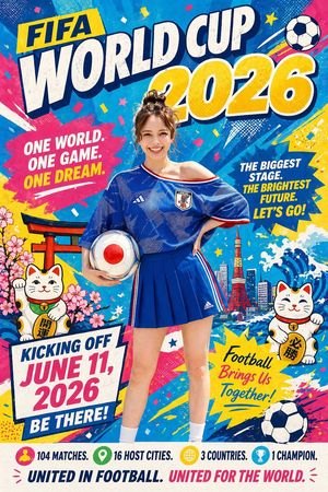 Minimalist World Cup poster