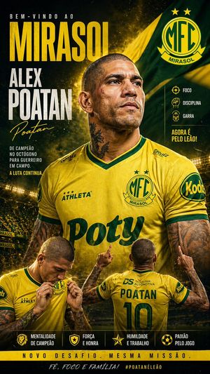 Mirassol FC Signing Announcement Poster