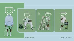 Monochrome Tennis Streetwear Moodboard