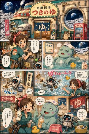 Moon Bathhouse Manga Page