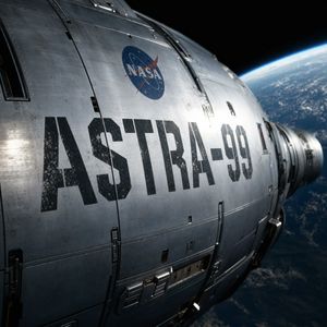 NASA Spacecraft Hull in Orbit