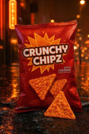 Neon Rain Snack Bag Ad