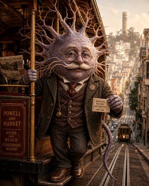 Neuron on a San Francisco Cable Car