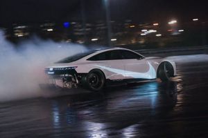Night Drift Futuristic Sports Sedan