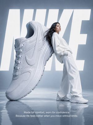 Nike Surreal Poster From Reference