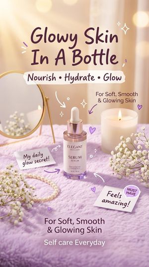 Pastel Luxury Skincare Ad